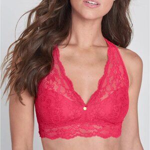 NWOT Pearl By Venus Lace Bralette in Sweet Sangria Pink, M